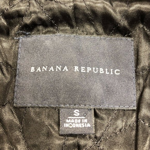 Banana Republic Jacket Women's Coat - Black Zipper w/ Pockets Size Small - Picture 4 of 4